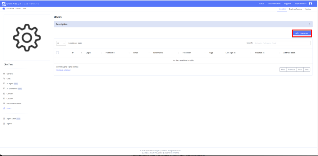create new user